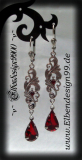 Ohrschmuck ~Garnet Drop~