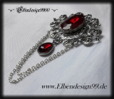 brooch pin ~Ruby Drop~