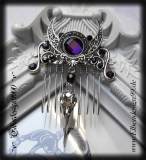 Steckkamm ~Luna Skull~ amethyst